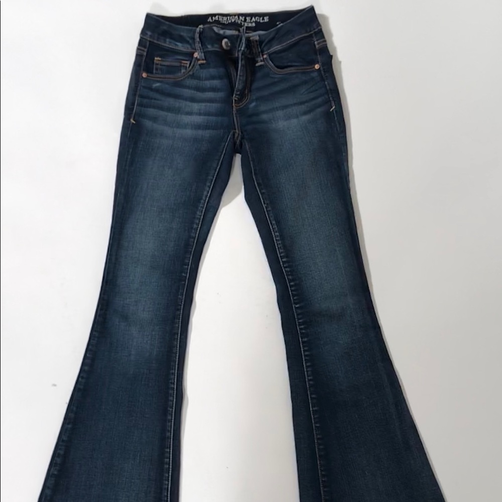 Flared Denim Jeans